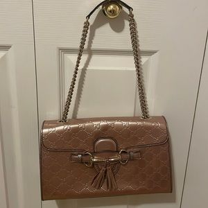 Emily leather handbag Gucci